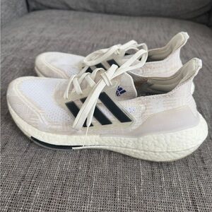 adidas White and Black Athletic Shoes